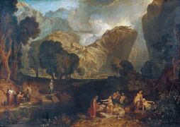 The Goddess of Discord Choosing the Apple of Contention in the Garden of the Hesperides - c. 1806 by J. M. W. Turner