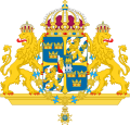 Great coat of arms of Sweden (without mantle).svg