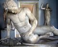 The Dying Gaul, a Roman marble copy of a Hellenistic work of the late third century BC Capitoline Museums, Rome.