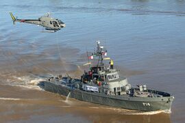 River patrol boat Penedo.
