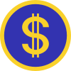 Dollar sign capitalism logo