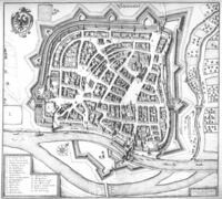 Imperial City of Schweinfurt in Topographia Franconiae 1656
