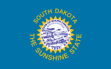 Flag of South Dakota (1963 – November 9, 1992)