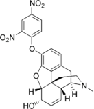 Chemical structure of 2,4-Dinitrophenylmorphine.