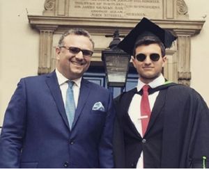 مسعد بولس وابنه مايكل صديق تيفاني ترمب