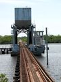 Seminole Gulf Railway spans the Caloosahatchee River near Tice, Florida.