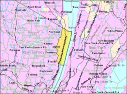 Census Bureau map of Alpine, New Jersey