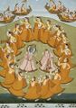 Krishna and Radha dancing the Rasalila, Jaipur, 19th century.jpg