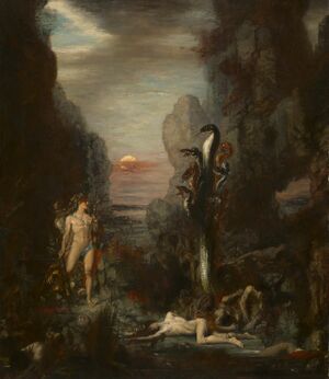 Gustave Moreau - Hercules and the Lernaean Hydra - 1964.231 - Art Institute of Chicago.jpg