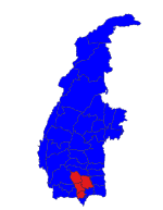 Monywa district in Sagaing region.svg