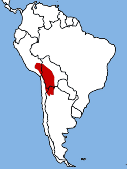 Location in South America