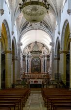 Inside of a local Catholic church