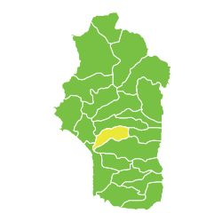 موقع ناحية الفاخورة في محافظة اللاذقية.