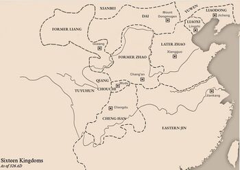 Han-Zhao (Former Zhao) after split, c. 326