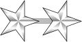 U.S. Navy, U.S. Coast Guard, USPHSCC, NOAACOC shoulder insignia of a rear admiral