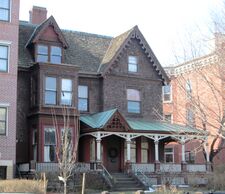 William W. Crane House, 284 Clinton Avenue (Field & Correja, 1854ح. 1854)