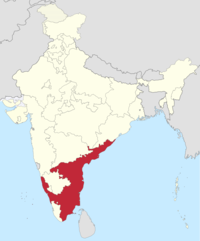 Madras in India (1951).svg