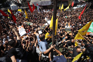 من تشييع ضحايا اقتحام جنين يوليو 2023