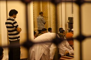 Evening service at Yateem mosque, Manama, Bahrain.jpg
