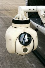 A FLIR camera mounted on the side of an UAV