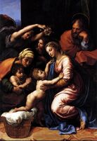 The Holy Family of Francis I, by Raphael (and assistants), 1518