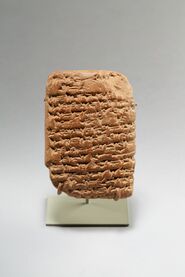 Amarna letter- Royal Letter from Ashur-uballit, the king of Assyria, to the king of Egypt MET 24.2.11 EGDP021803.jpg