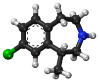 Lorcaserin ball-and-stick model.png