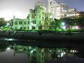 A-bomb dome taken at night