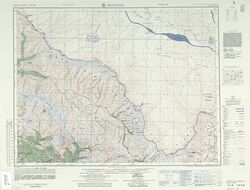 Map showing "Matsang" and the southern portion bordering Nepal (AMS, 1954)