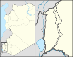 مدينة البعث is located in the Golan Heights