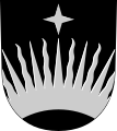 Polaris pictured in the coat of arms of Utsjoki[بحاجة لمصدر]