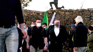 بومبيو لدى زيارته الجولان، 19 نوفمبر 2020