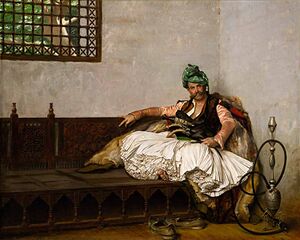 باشي بوزوق رسم جان ليون جيروم.