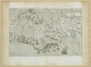 Il novo disegno di Tunisi et la Goletta fatto con le factioni haute e gl'ultimi duisi, con l'annotatione de beloardi de la nova fortezza tra Tunisi et lo Stagno... - btv1b55005028t.jpg