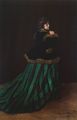 The Woman in the Green Dress, Camille Doncieux, 1866, Kunsthalle Bremen