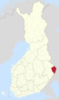 Ilomantsi sijainti Suomi.svg
