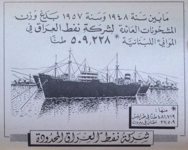 تصدير نفط العراق عبر الموانئ اللبنانية