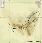 Map showing the migration of other clans to the Tibesti from Kufra, Cyrenaica and Jalu