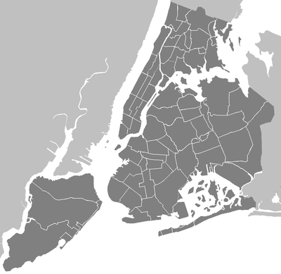 Location map USA New York City