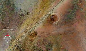 The بنى أركنو (زوج من ring dike)