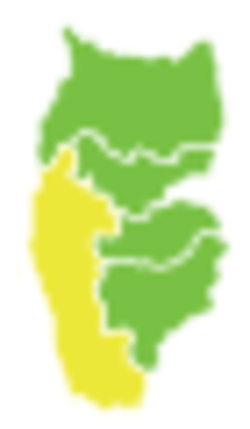 موقع منطقة طرطوس في محافظة طرطوس