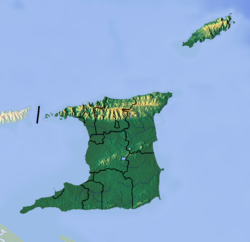 Location map/data/Trinidad and Tobago is located in ترنيداد وتوباگو