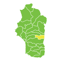 موقع ناحية جوبة غربال في محافظة اللاذقية.