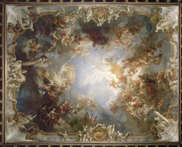 Ceiling of the Salon of Hercules by François Lemoyne (1735)