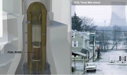 عام 1979، انهار نظام التبريد في محطة ثري مايل آيلاند، مما أدى لانهيار جزئي لبؤرة المفاعل. The reactor vessel was not breached. في تشيرنوبل 1986, a poorly designed test of the cooling system caused a huge power spike; وانفجر المفاعل. There was no containment vessel, مما أدى إلى تطاير المواد المشعة والغازات في الهواء.