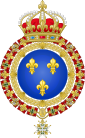 The lesser coat of arms of France as used by the Government New France