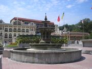 Cop's Fountain in Independence Square.