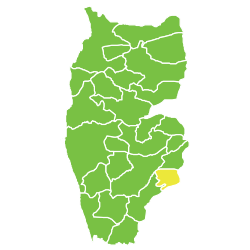 موقع ناحية البارقية في محافظة طرطوس