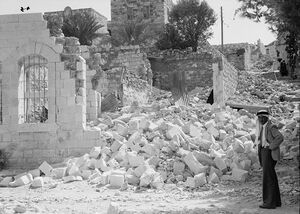 نفذت سلطات الاحتلال الإنجليزي حملة انتقامية واسعة بعد اغتيال حاكم جنين العسكري عام 1938، تخللها أعمال تنكيل وتخريب وتفجير.