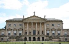 Kedleston Hall by Matthew Brettingham and Robert Adam, begun 1769, a large English country house